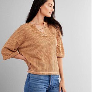 Blu Pepper Open Weave Top